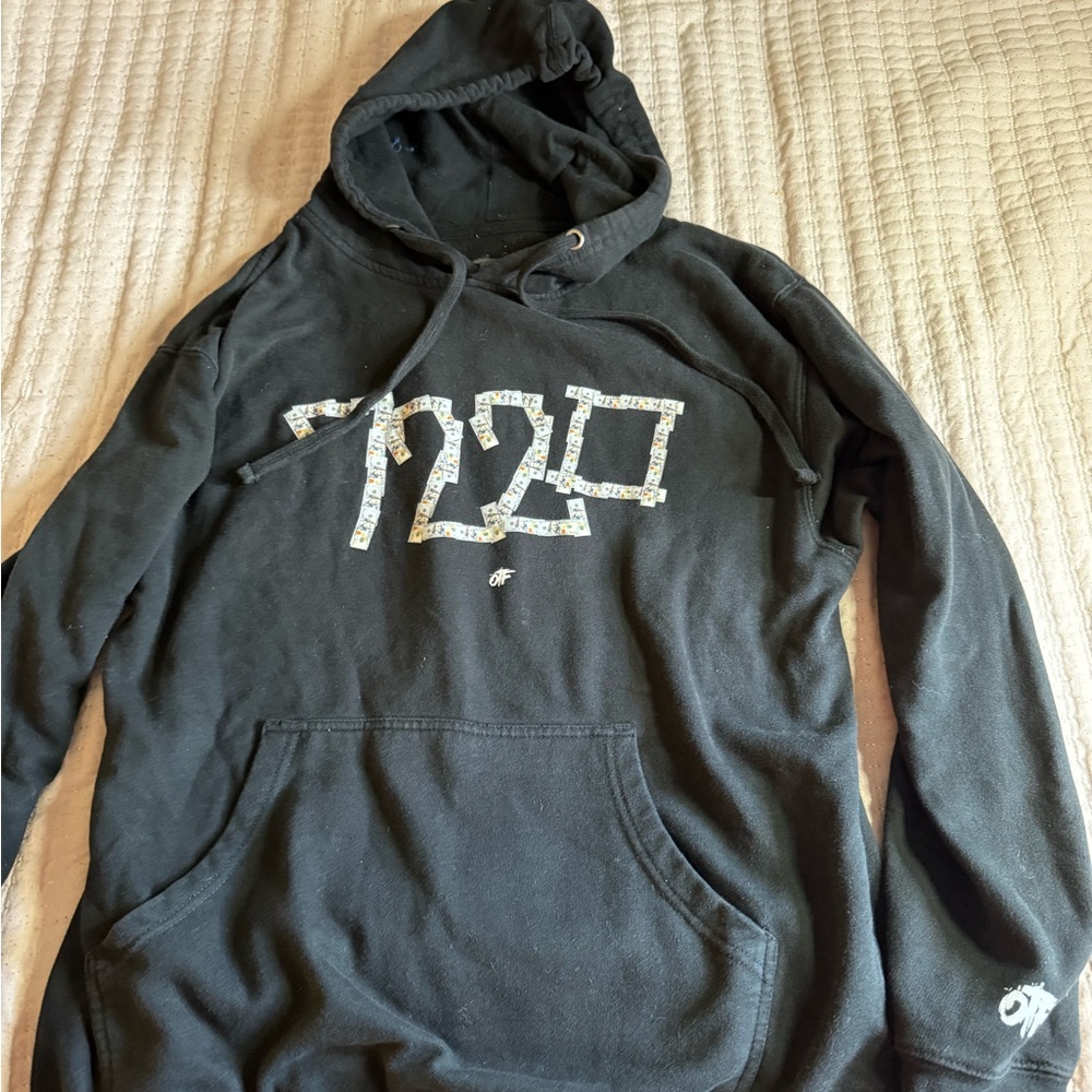 OTF Black Graphic Hoodie